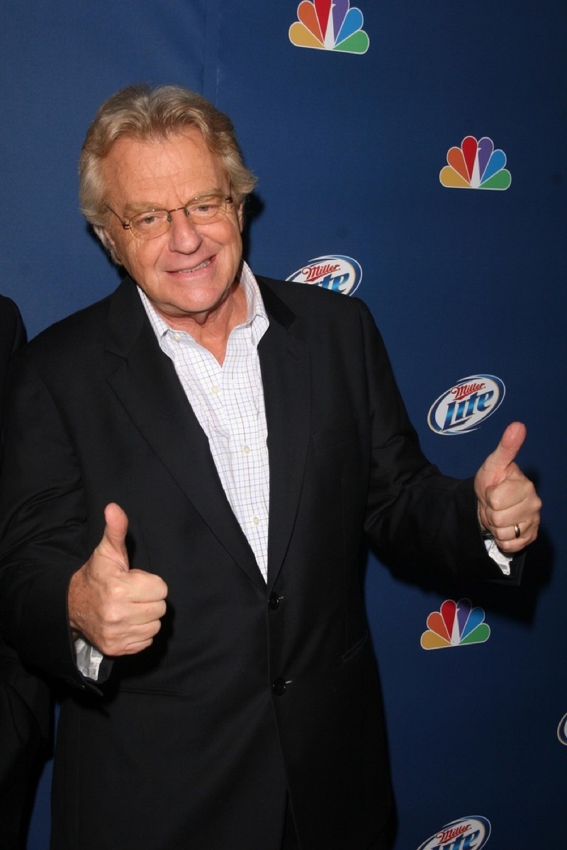 jerry springer on the red carpet