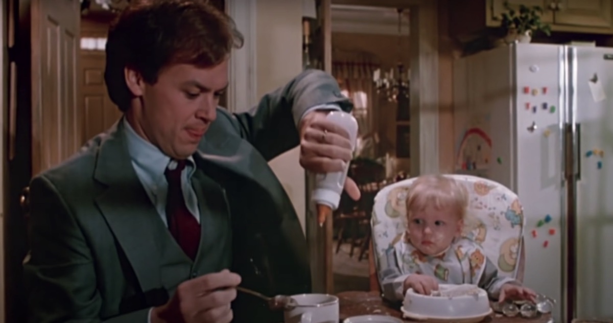 Michael Keaton in Mr. Mom