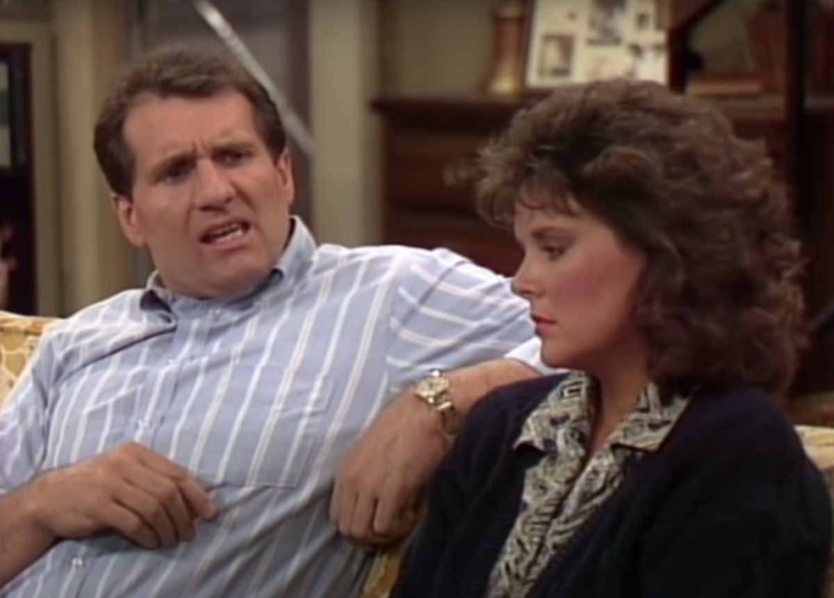 Ed O'Neill and Amanda Bearse on 