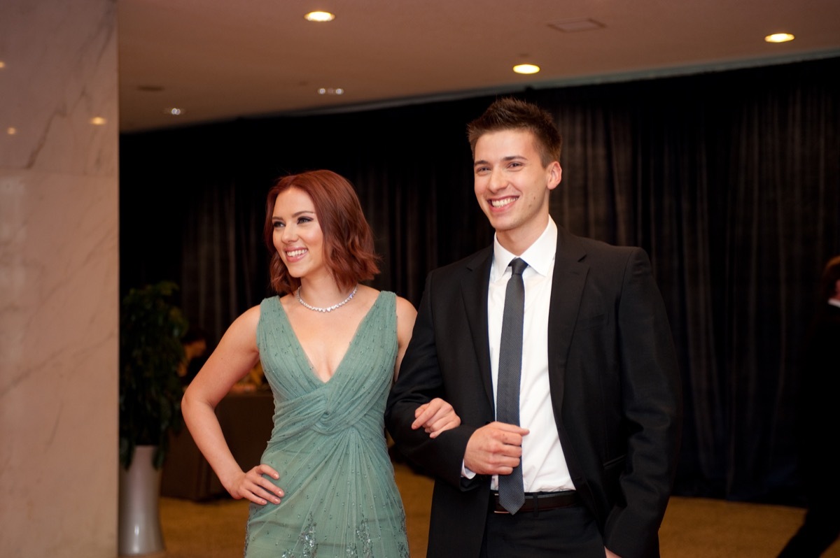 Scarlett Johansson and Hunter Johannson