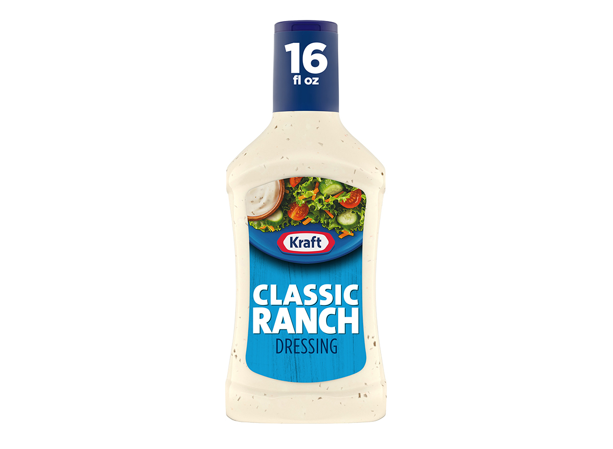 bottle of kraft ranch dressing