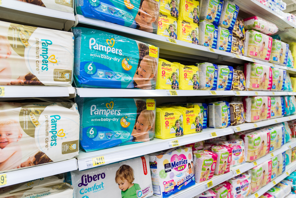 Diapers in Store {Smart Shopping Habits}