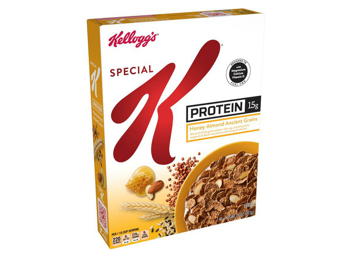 kelloggs special k protein honey almond grain