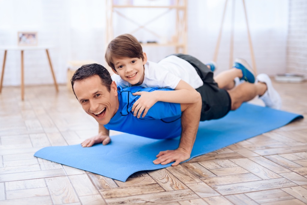 Weighted pushup