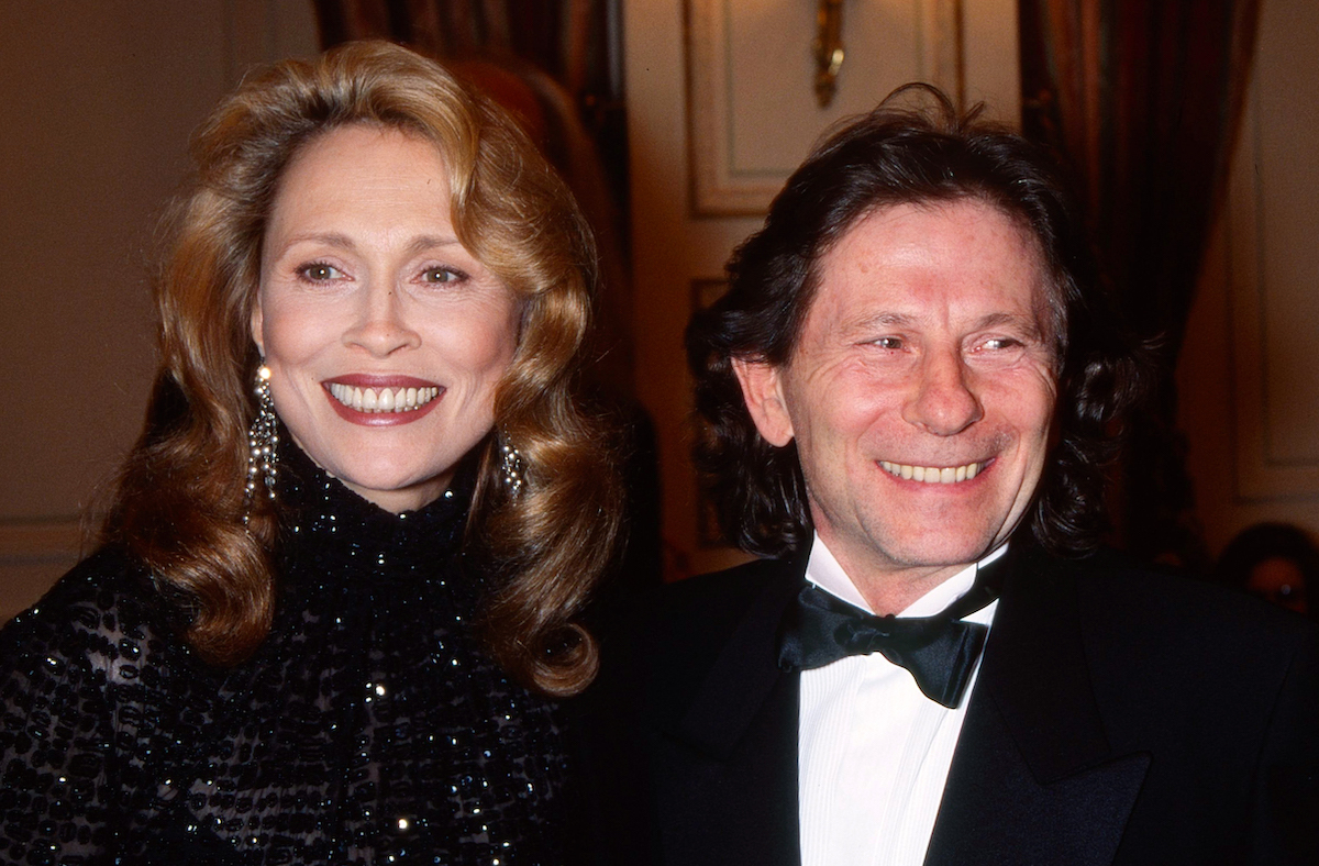 Faye Dunaway and Roman Polanski at The Best Party in Paris in 1994