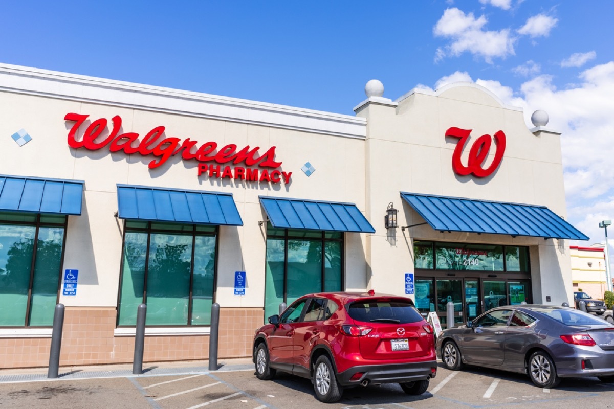 exterior of walgreens