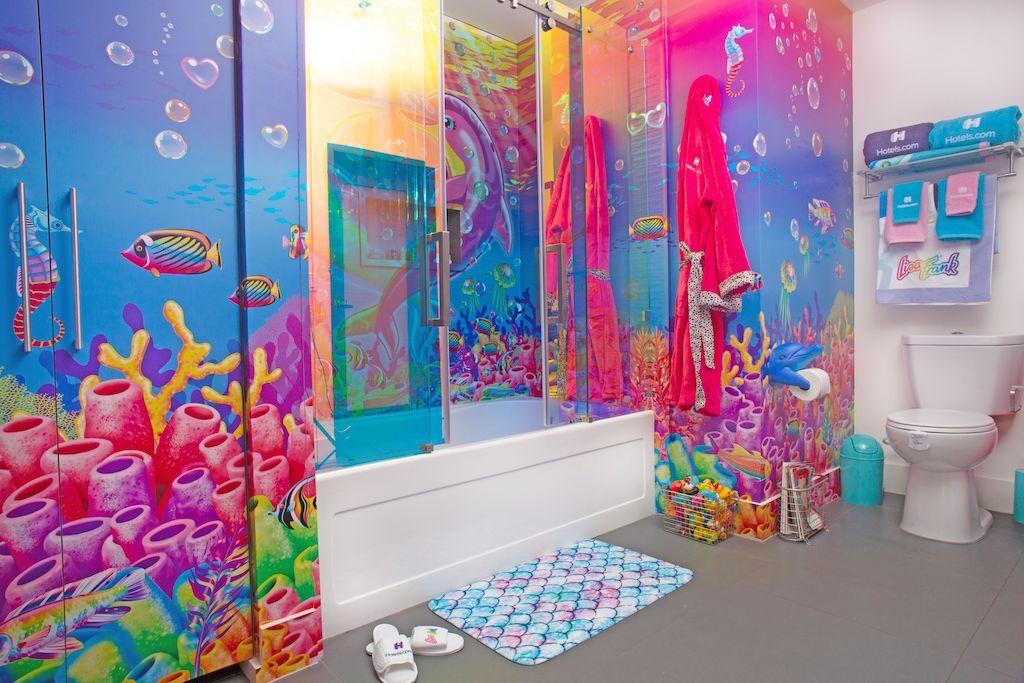 lisa frank hotel room