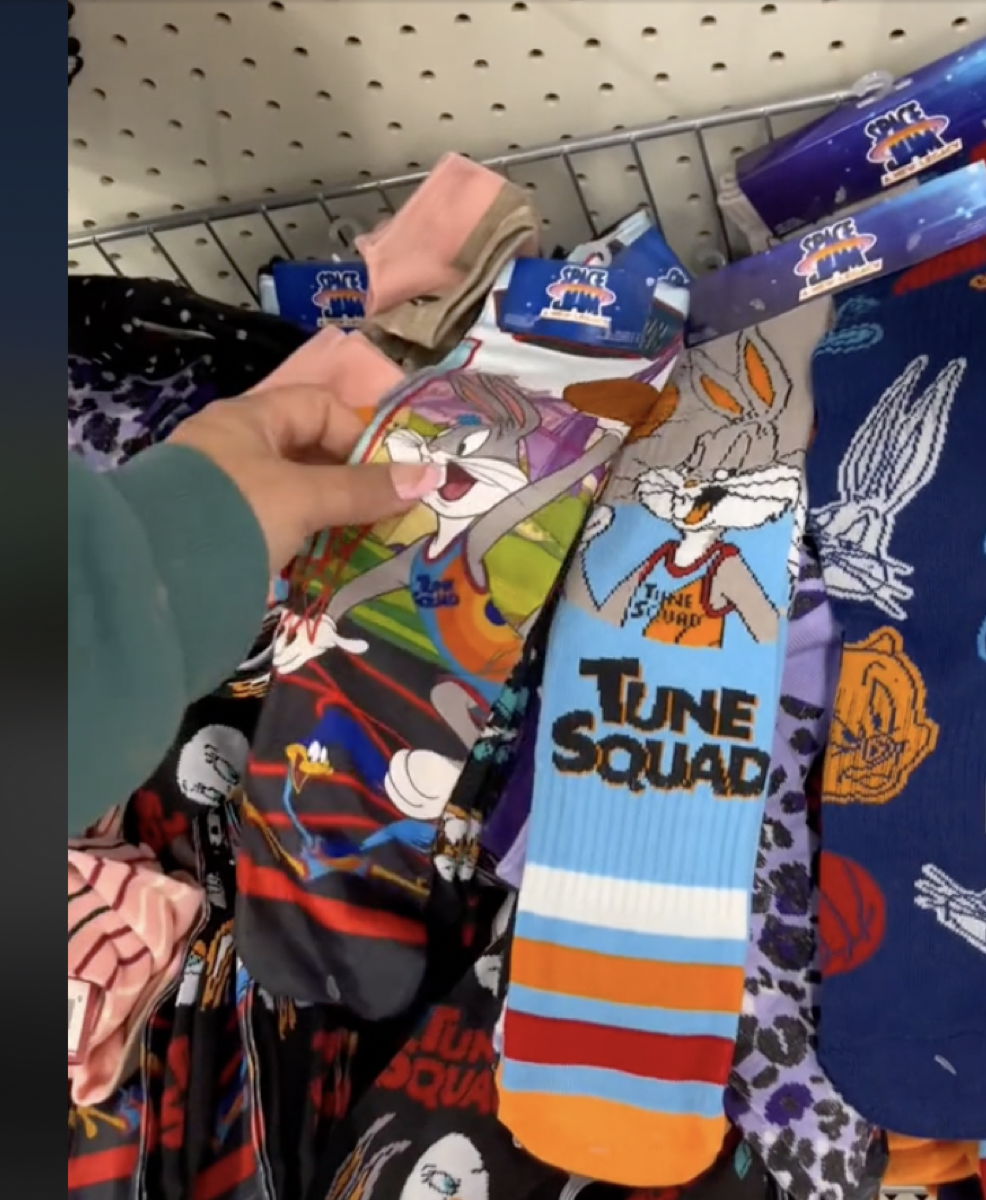 Tune Squad Socks at Dollar Tree