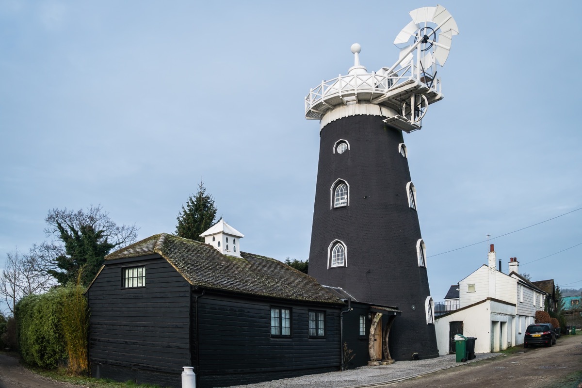 windmill home, homes mades from other things