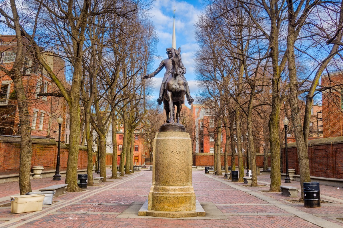 paul revere statue