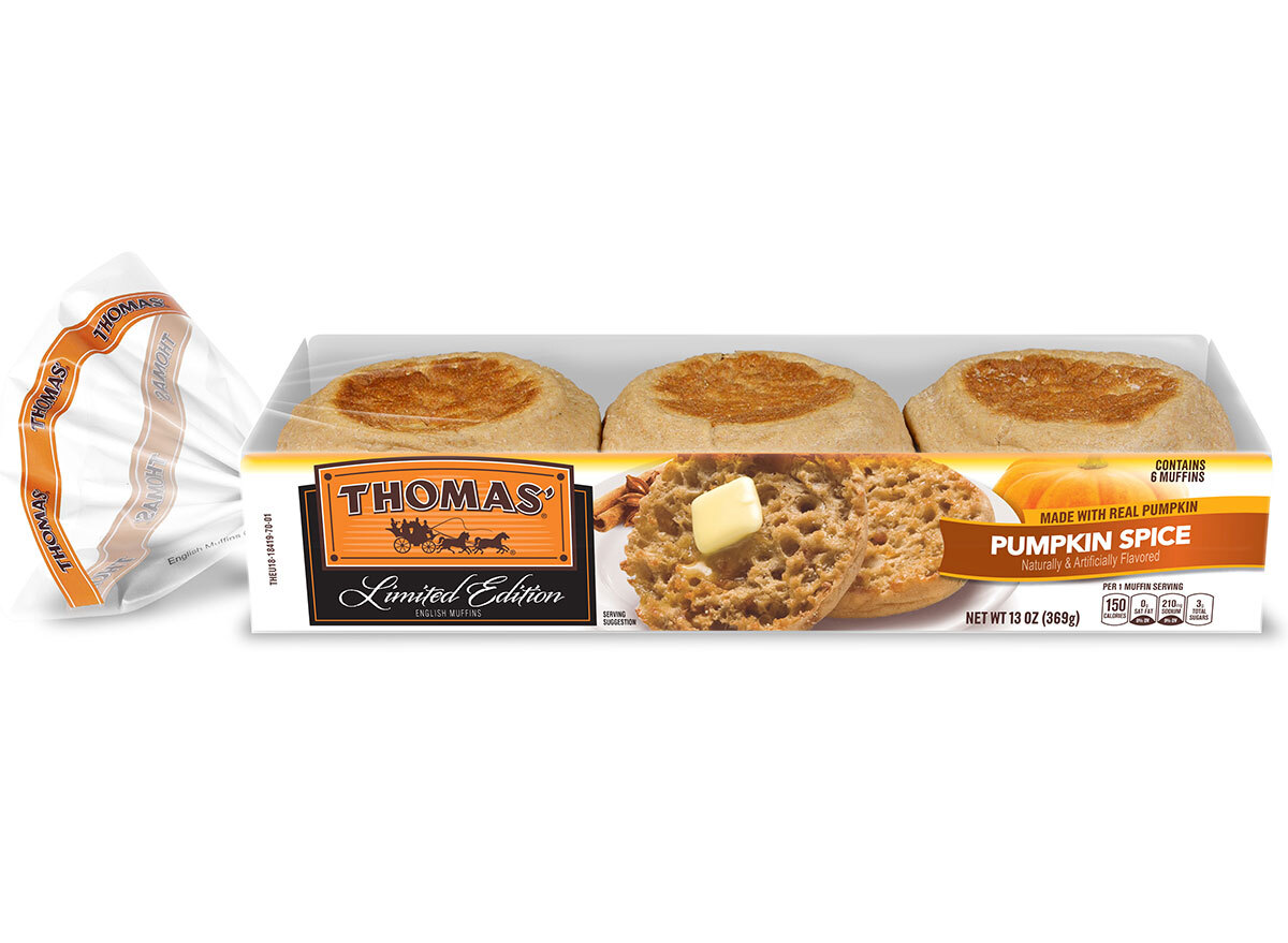 thomas pumpkin spice english muffins