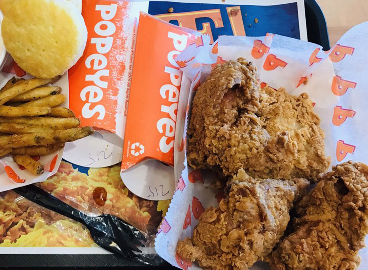 4 piece popeyes chicken