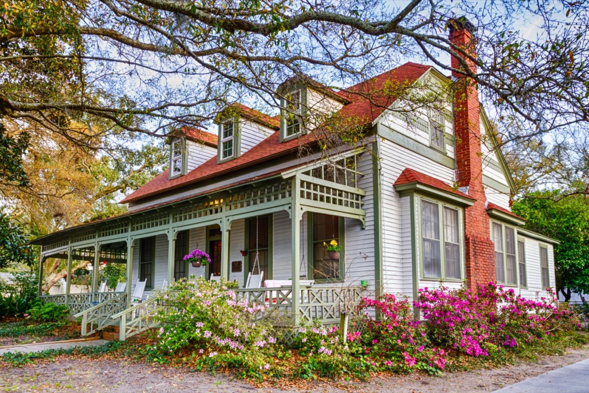 house with a veranda in florida