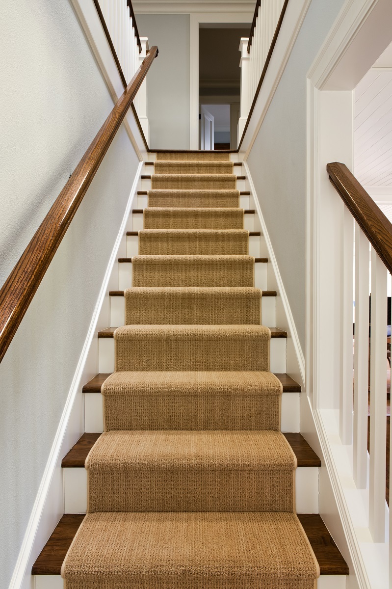 Stair runner in home Affordable ways to remodel your home