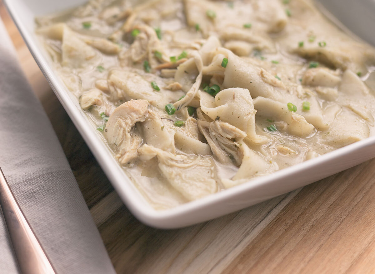 southern chicken dumplings