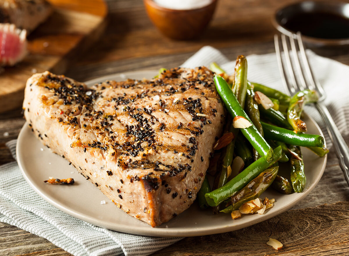 grilled tuna steak