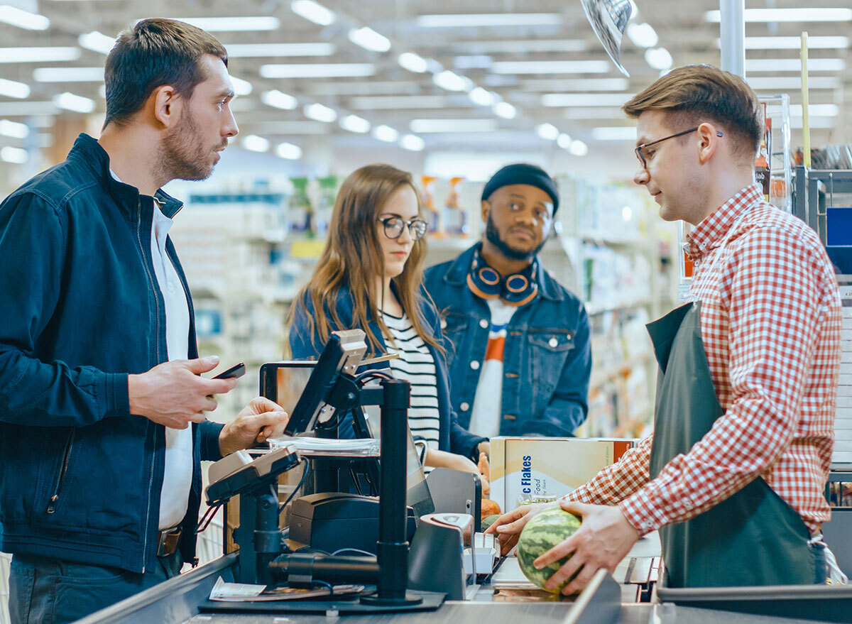 grocery store checkout