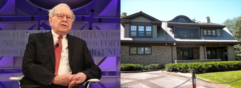 Warren Buffett Celebrities Who Live in Modest Homes