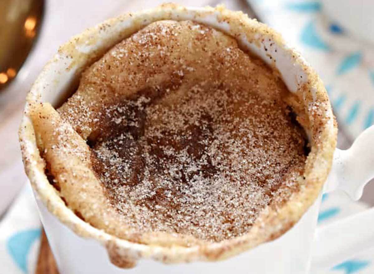 snickerdoodle mug cake