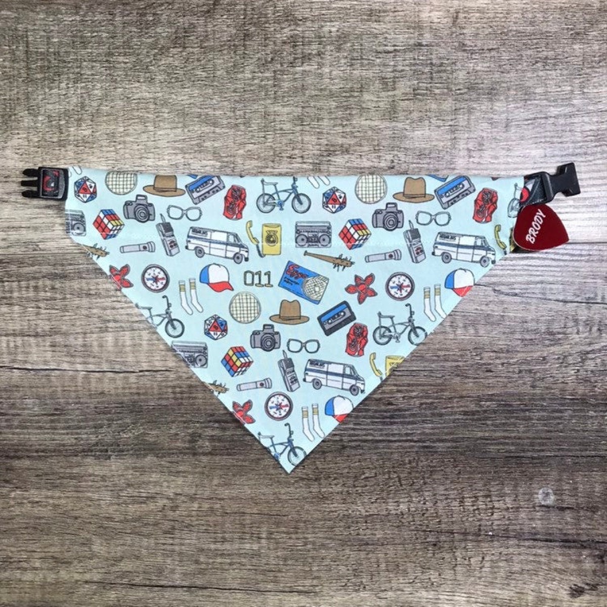 stranger things dog bandana, stranger things gifts