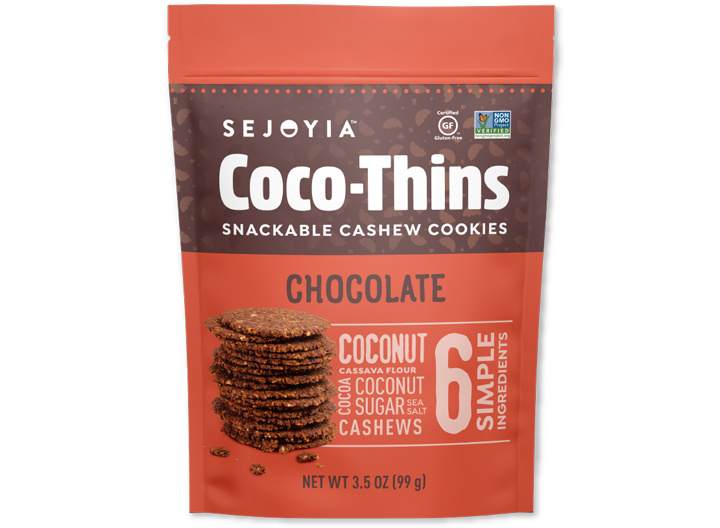 Sejoyia chocolate cocothins cookies