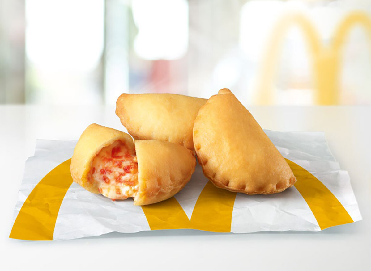 mcdonalds tomato and mozzarella turnovers