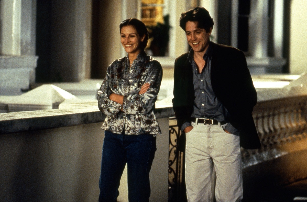 Hugh Grant and Julia Roberts in Notting Hill