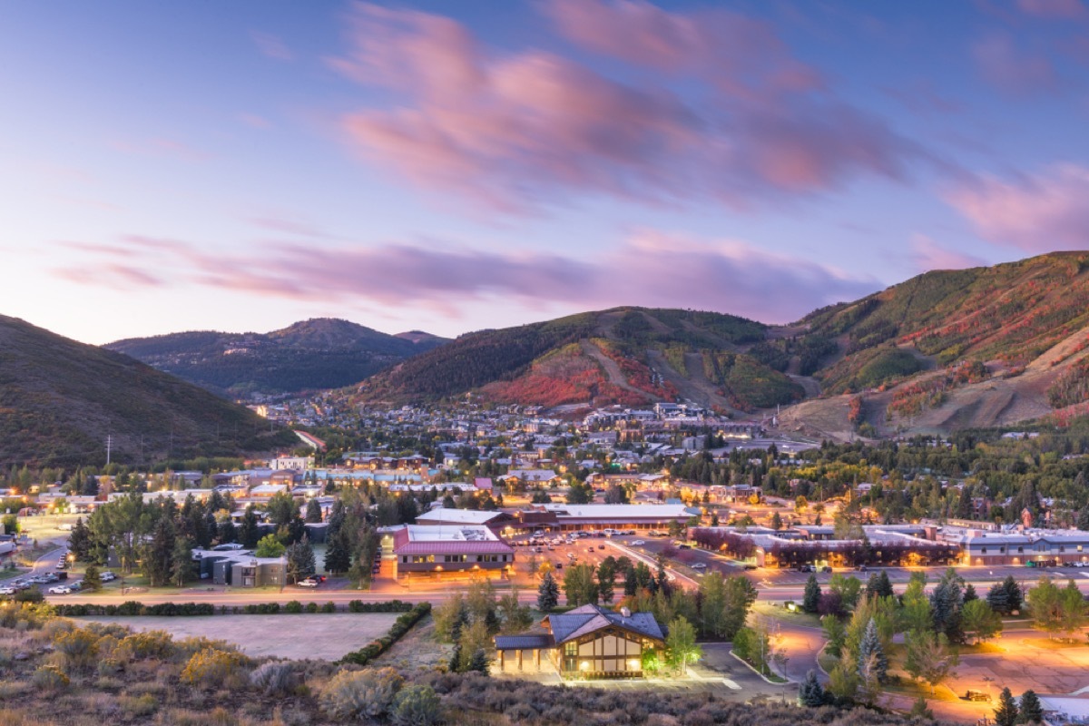 park city utah skyline