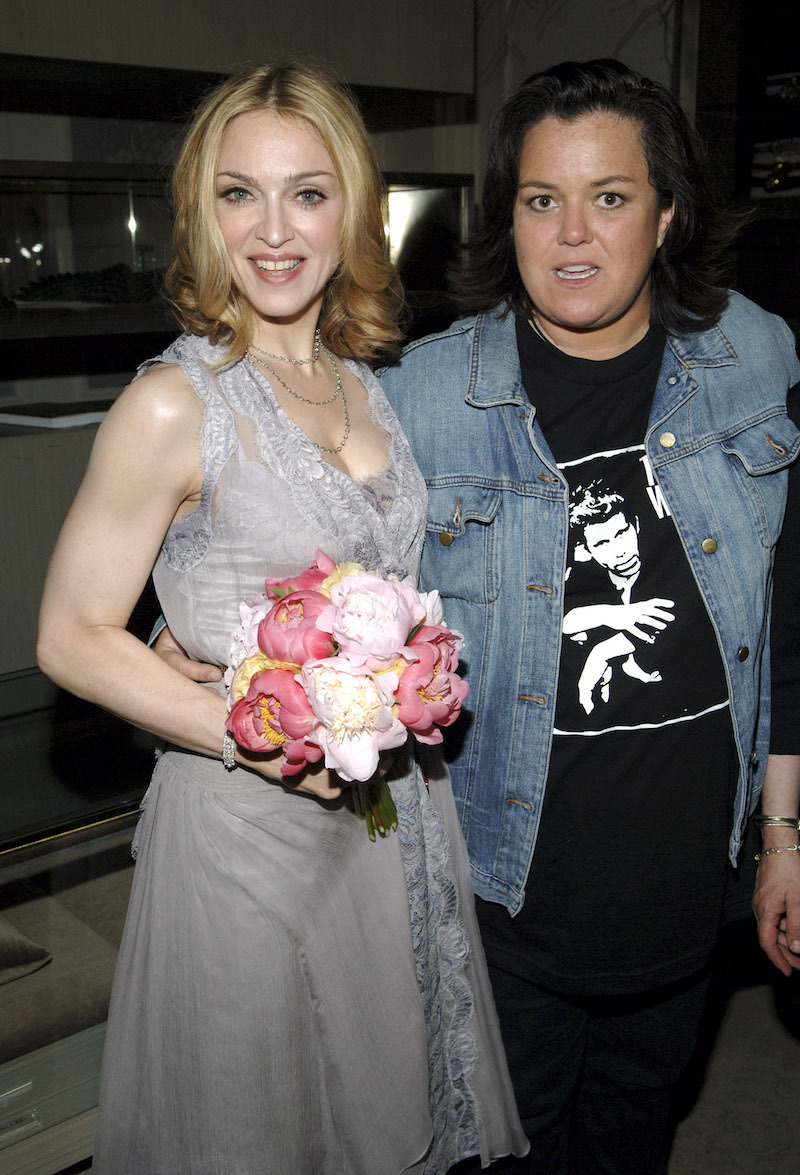 Madonna and Rosie O'Donnell at 