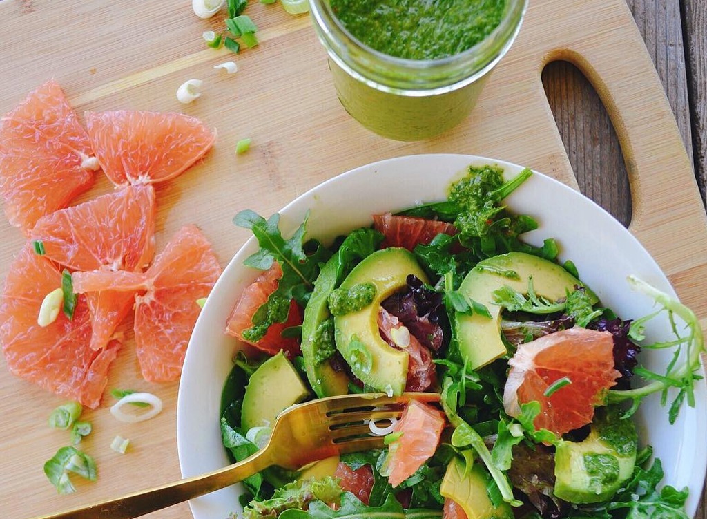 Grapefruit salad