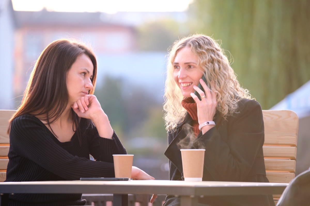 Female Friends Getting Lunch