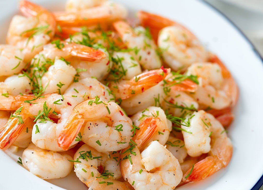 Shrimp spices bowl