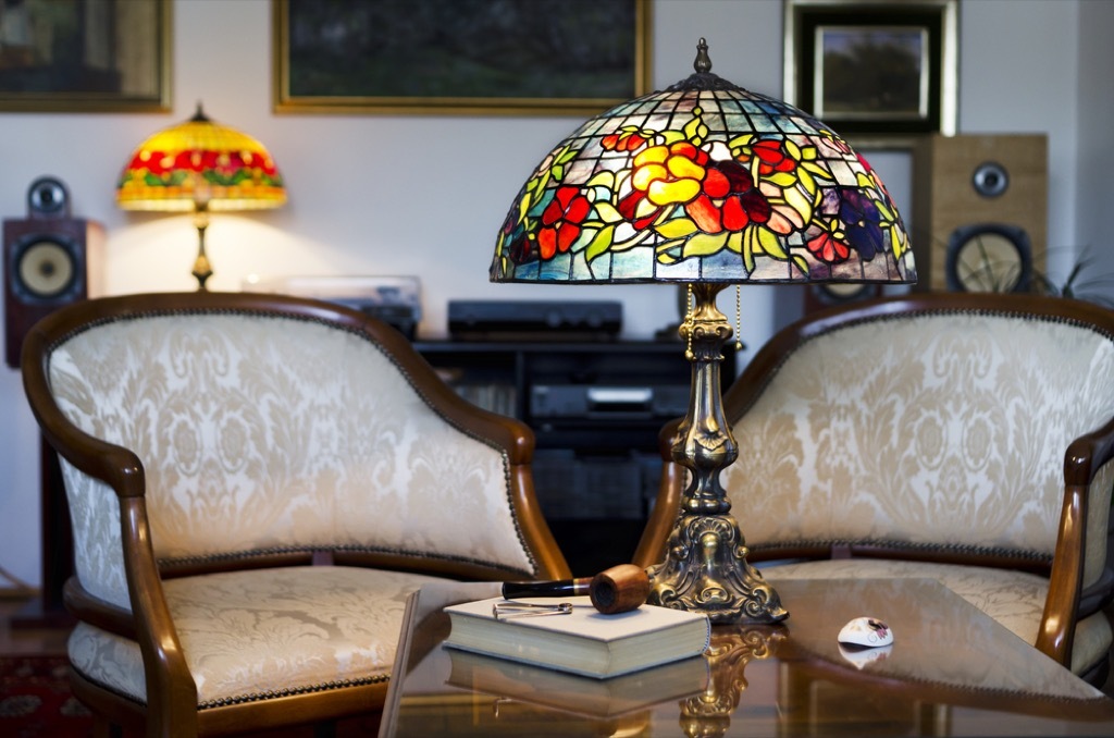 tiffany lamp dorm room