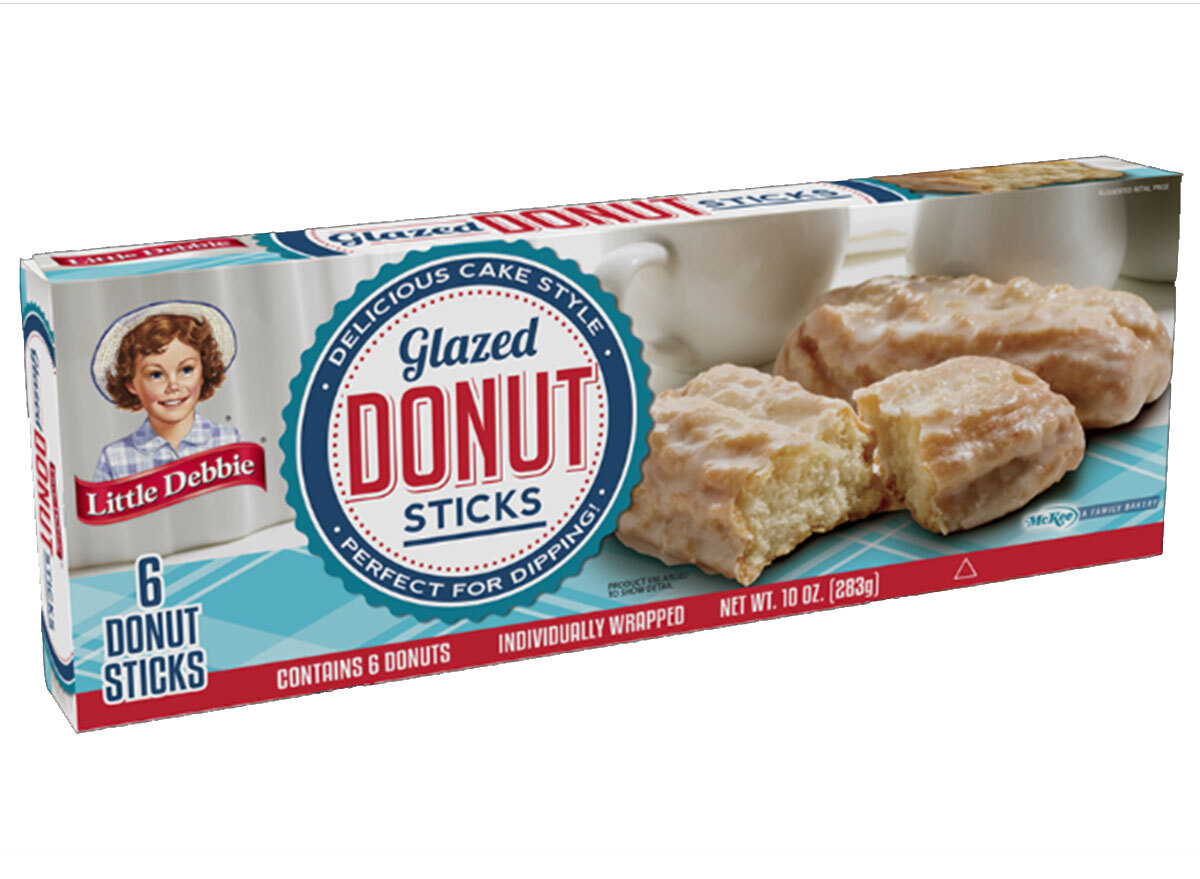 little debbie glazed donut sticks box