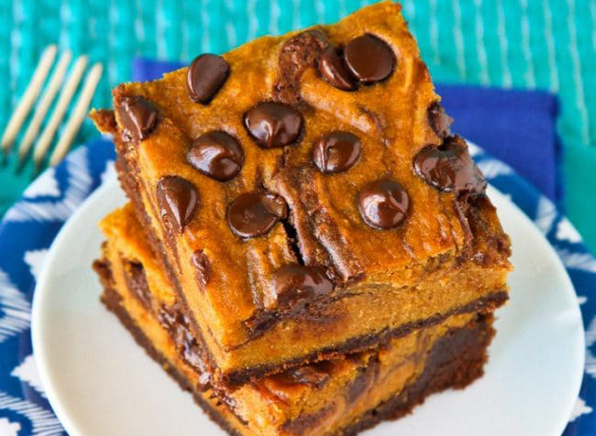 pumpkin brownies