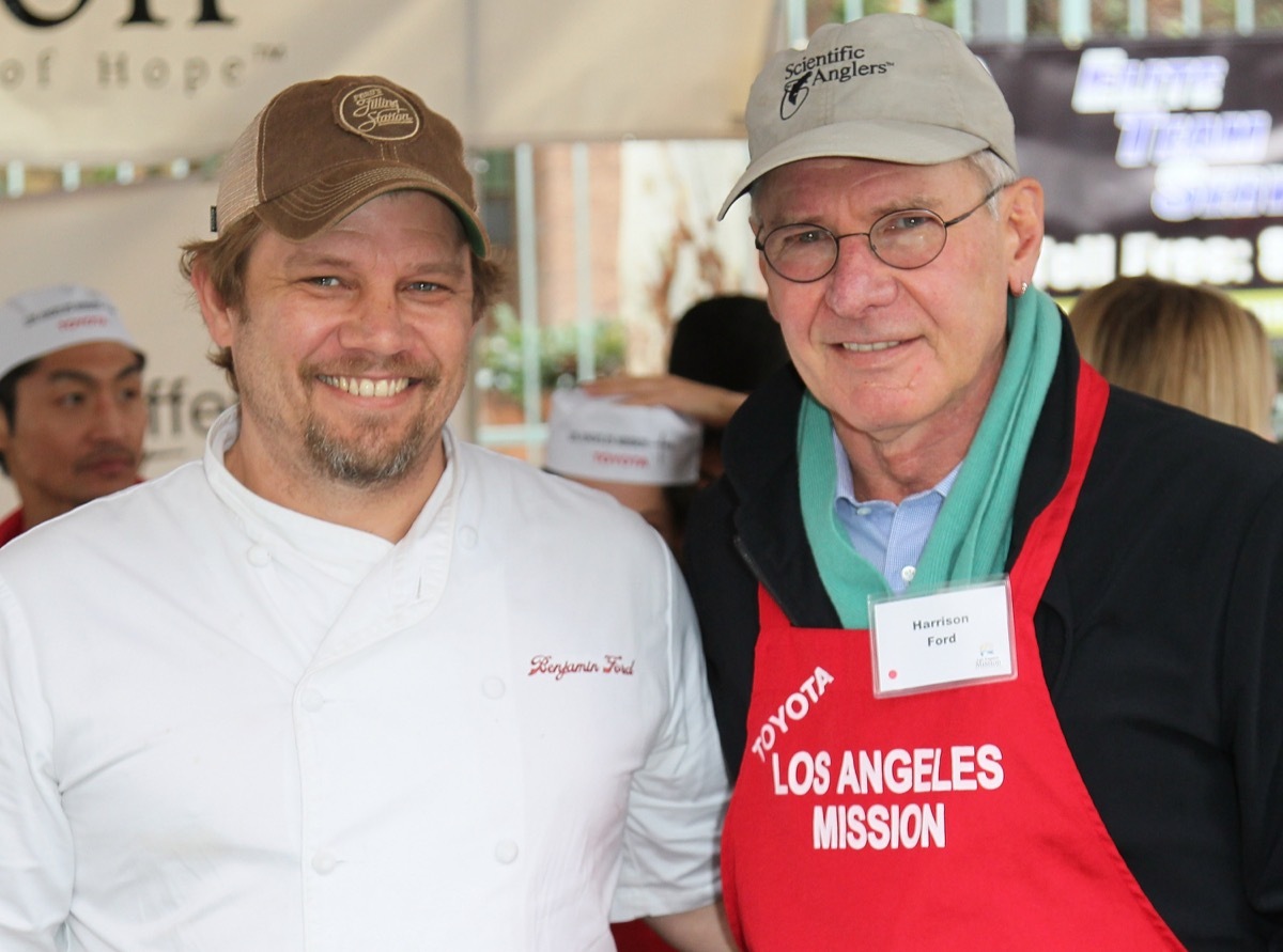 Harrison Ford and son chef Ben Ford