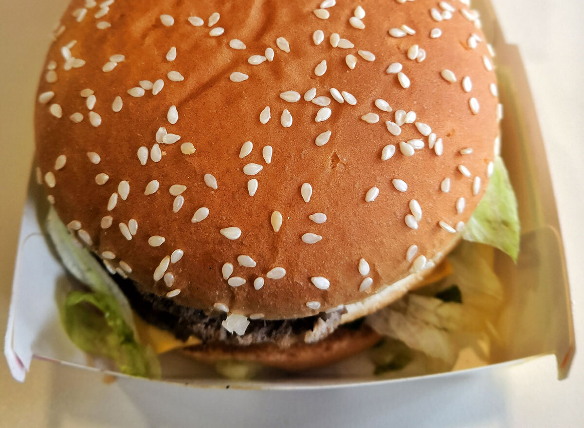 Big mac seeded bun