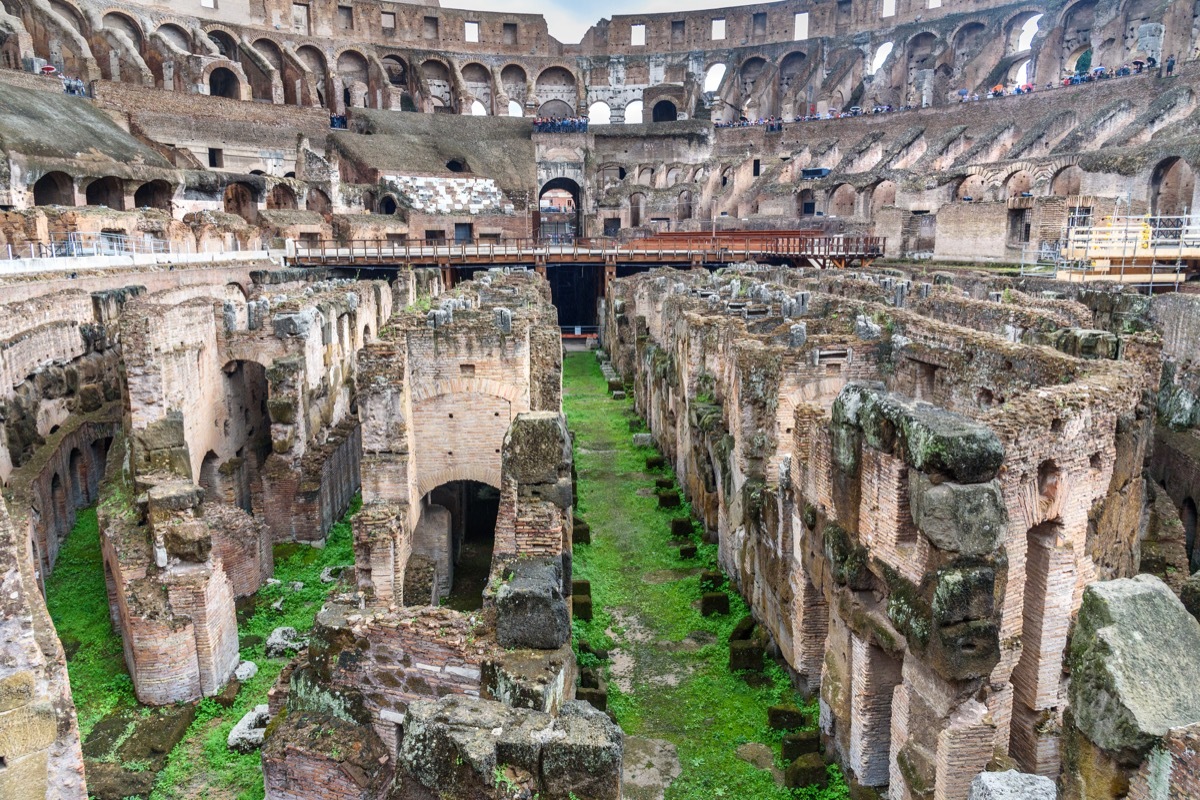 The Hypogeum at the Colosseum Secret Spaces in Landmarks