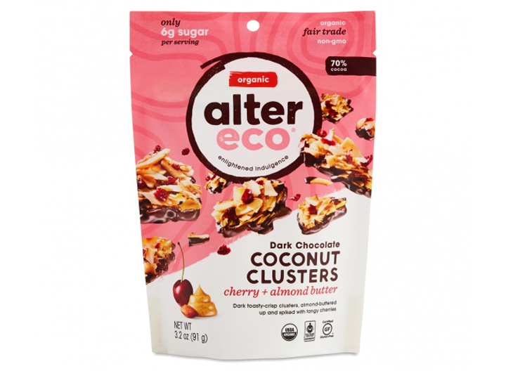 Alter eco dark chocolate coconut clusters