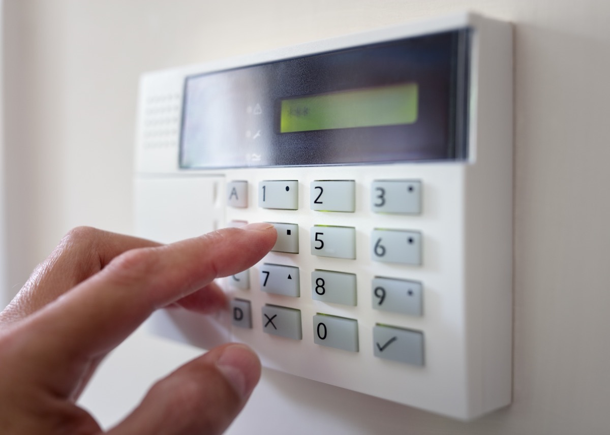 arming alarm system