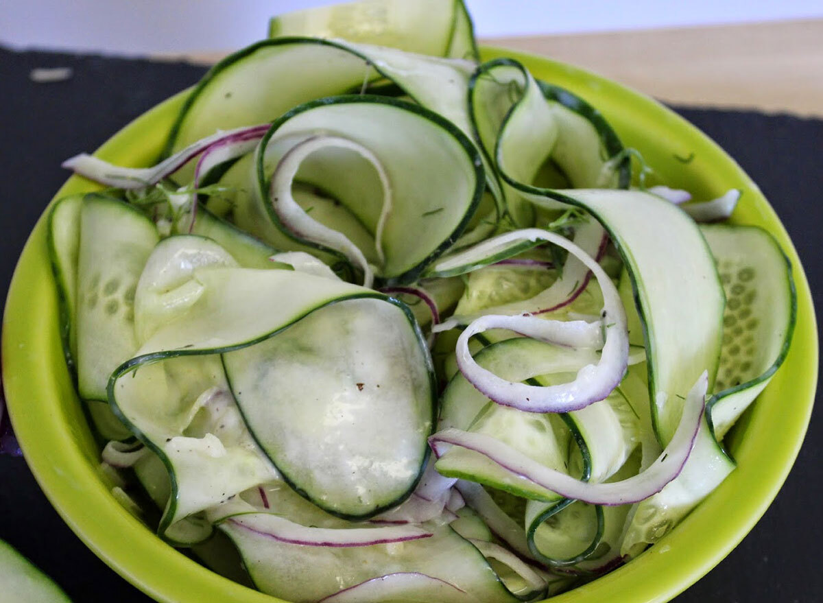 tangy cucumber salad