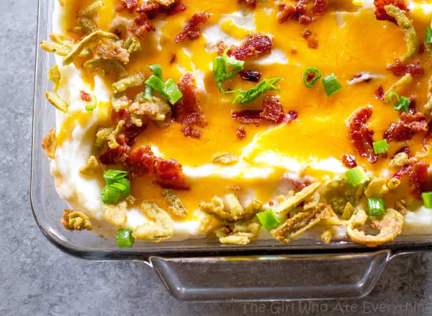 Jalapeno popper mashed potatoes