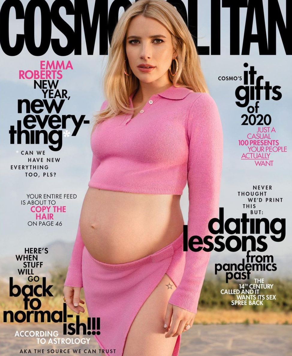 Emma Roberts Cosmo