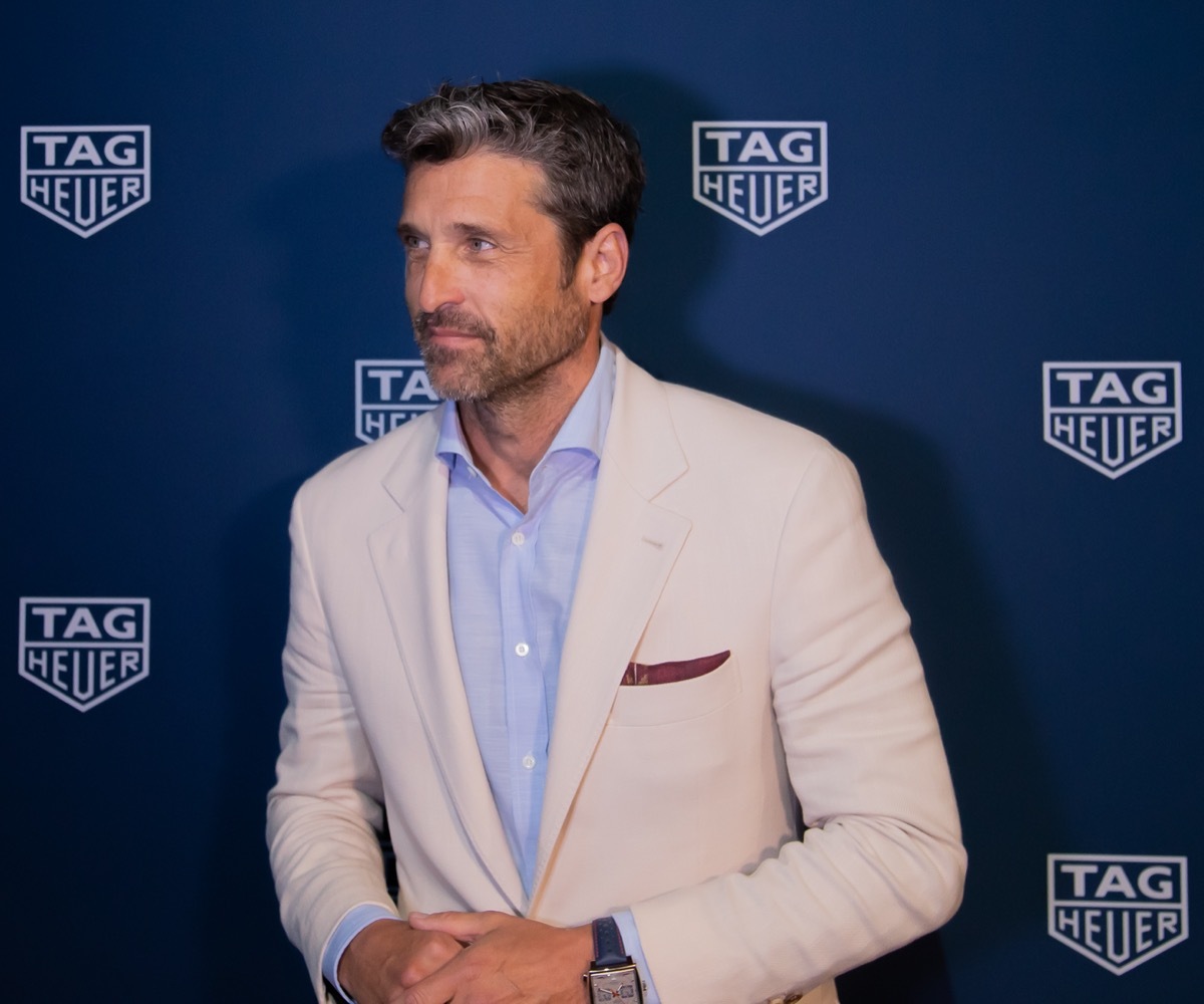 Patrick Dempsey at the Tag Heuer celebration in 2019