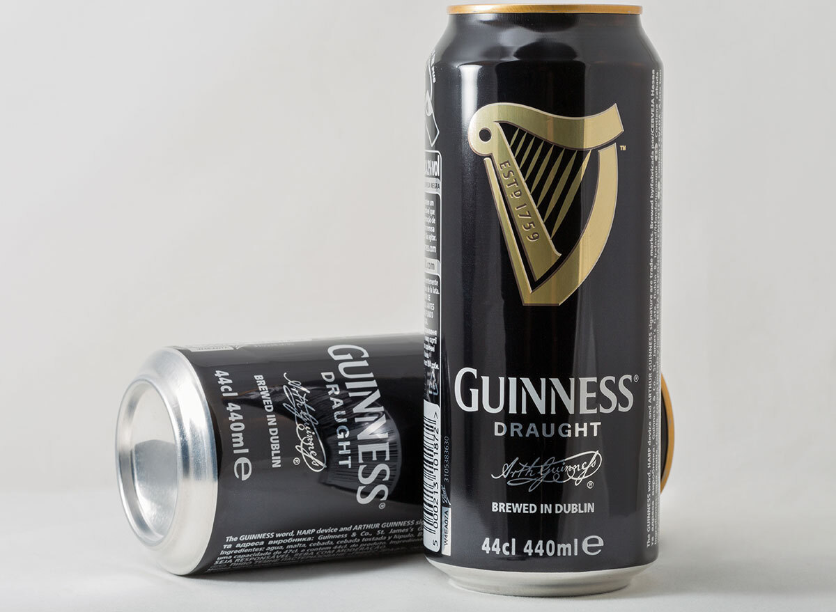 guinness beer cans