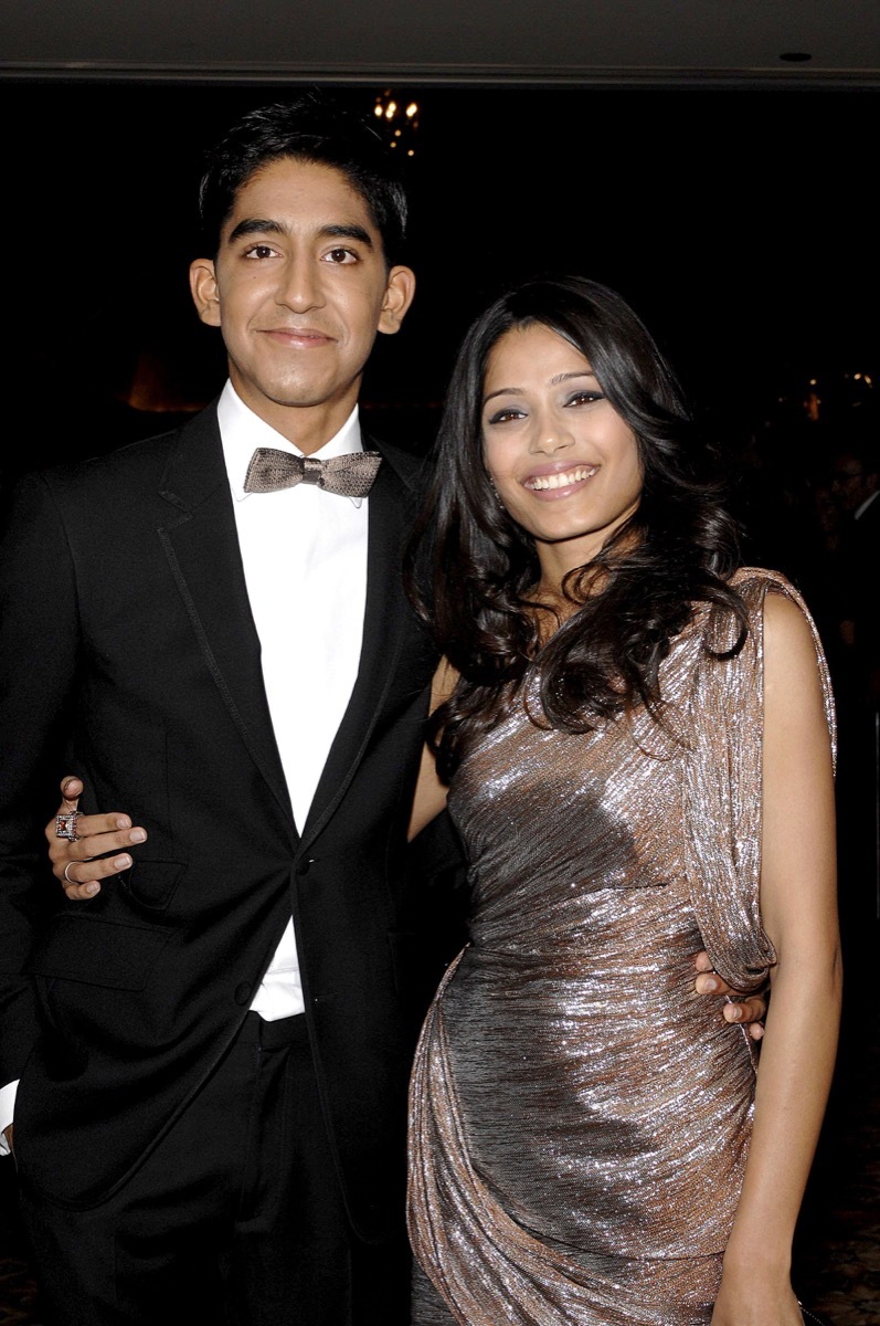 Dev Patel and Freida Pinto