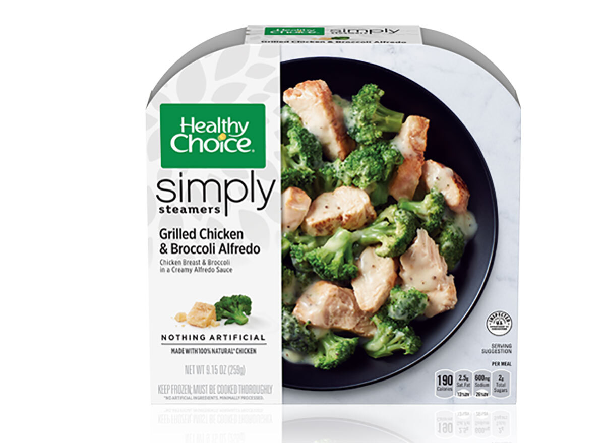 healthy choice frozen chicken and broccoli alfredo