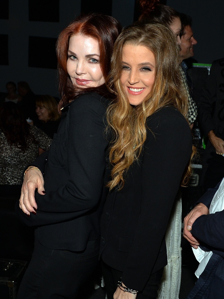 Priscilla Presley and Lisa Marie Presley in 2013