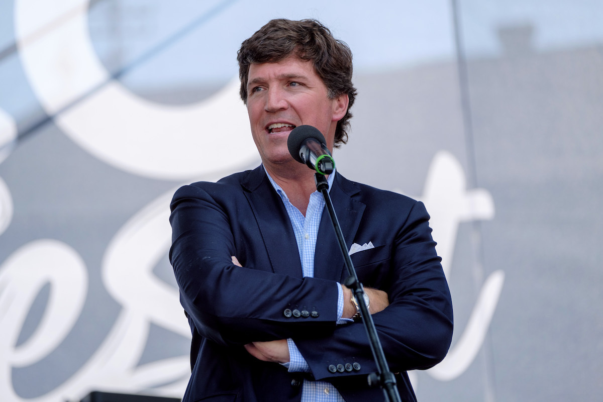 Tucker Carlson at Mathias Corvinus Collegium (MCC) Feszt in Hungary in 2021