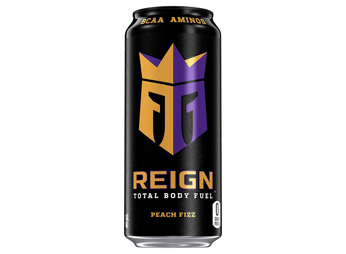 reign total body fuel energy drink peach fizz